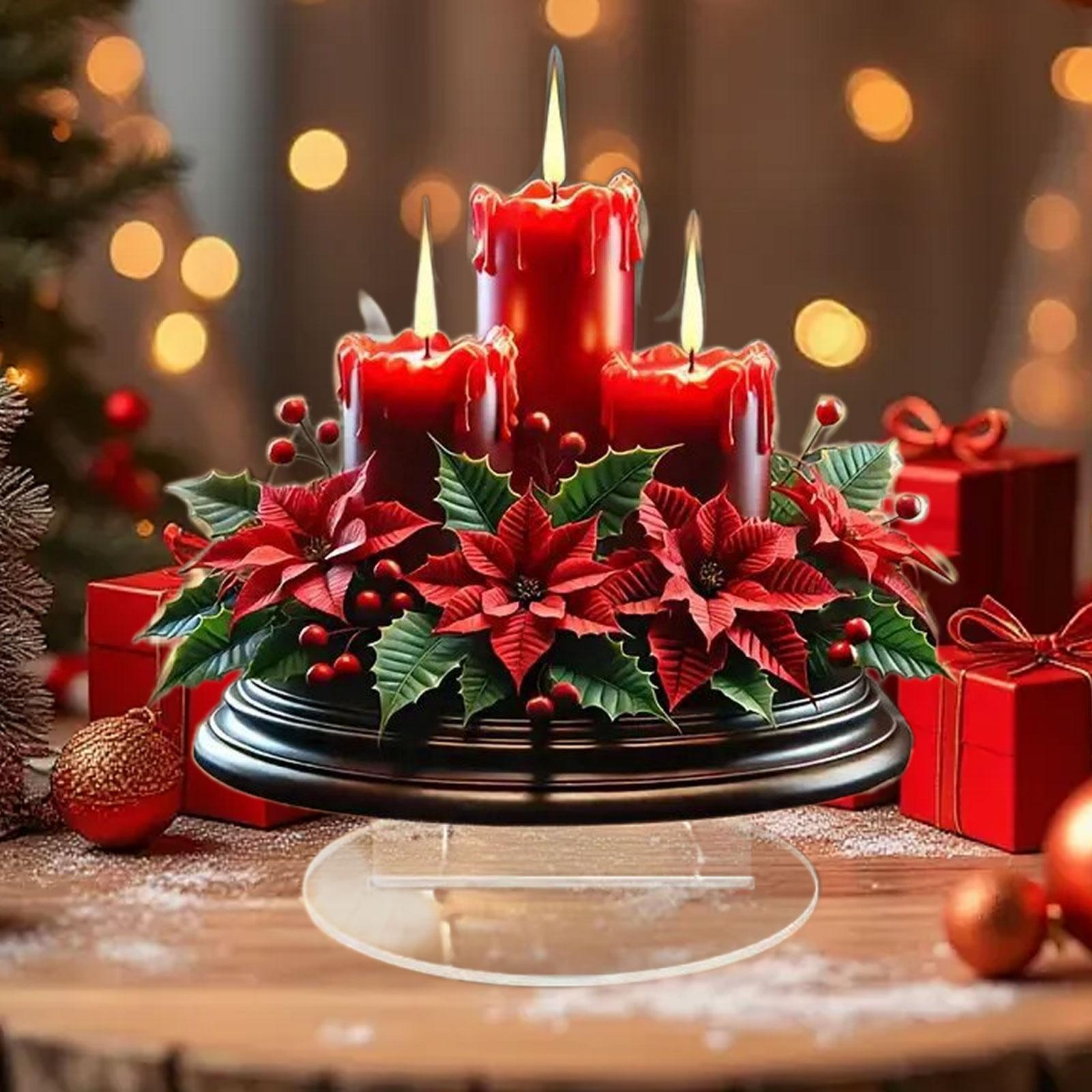 Candle Supplies Europe - Ozdoby Świąteczne Akrylowe 2D Płaskie Dekoracje