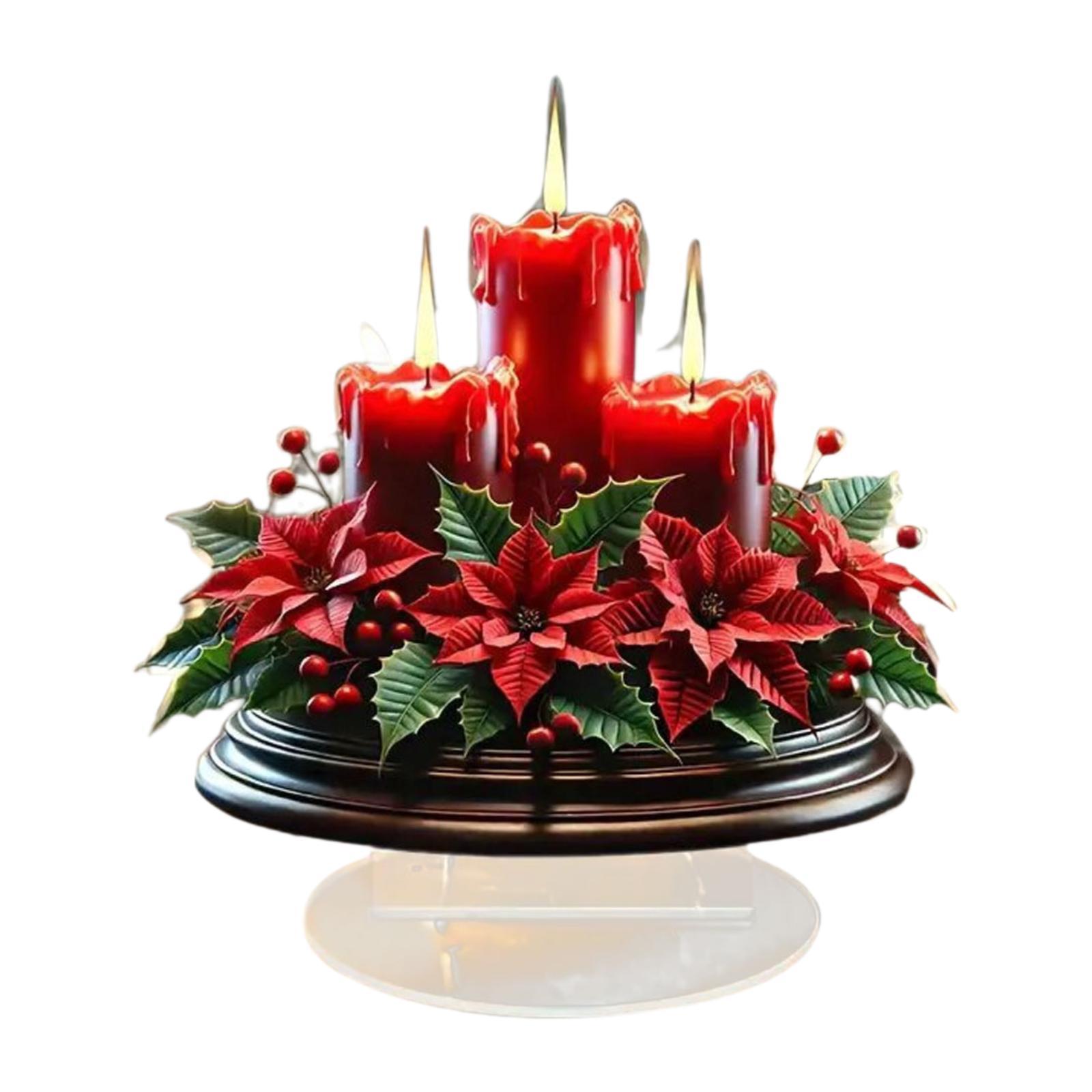 Candle Supplies Europe - Dekoracje świąteczne na stół, akrylowa tabliczka