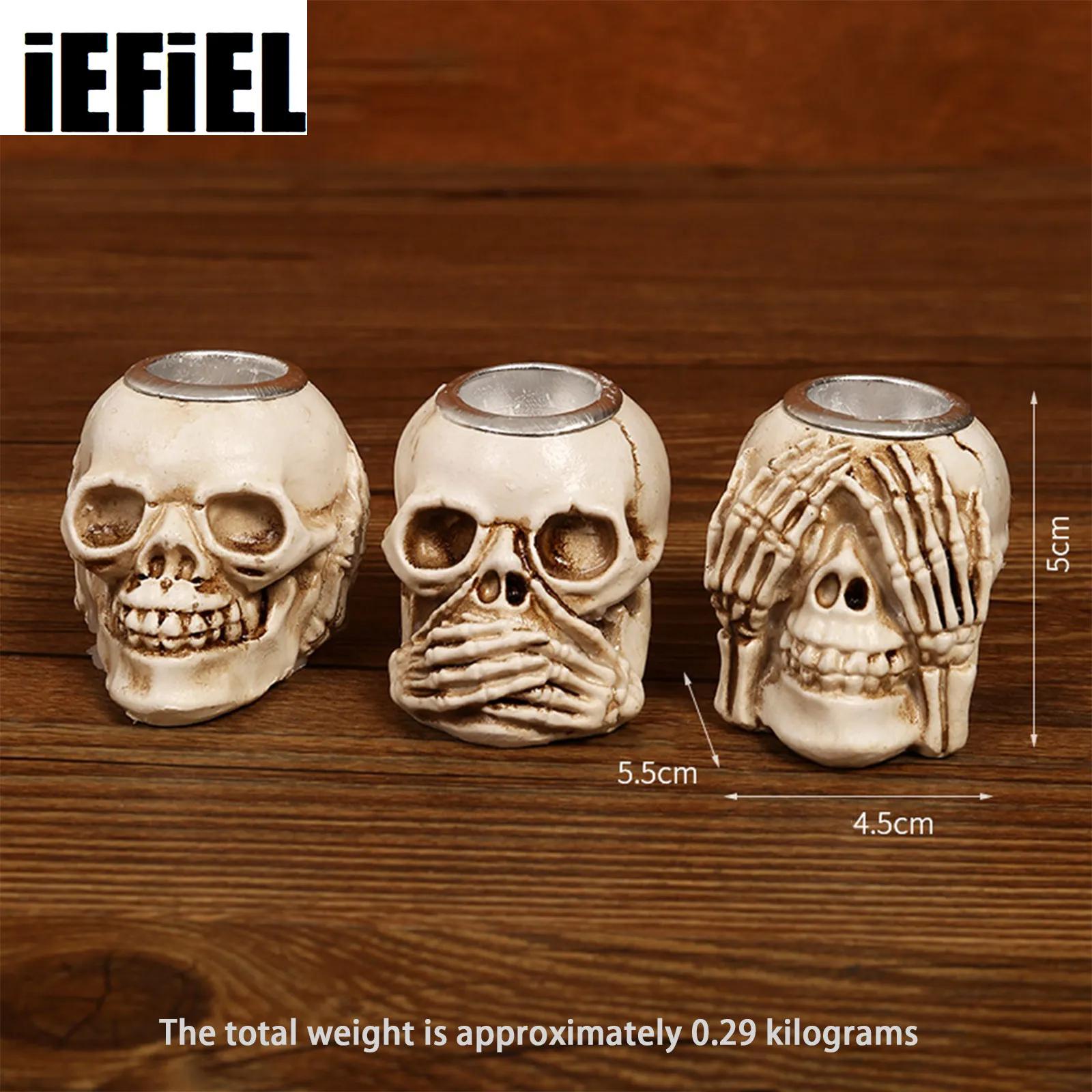 Candle Supplies Europe - Świecznik Czaszka Halloween Ręka Czaszki Dekoracja