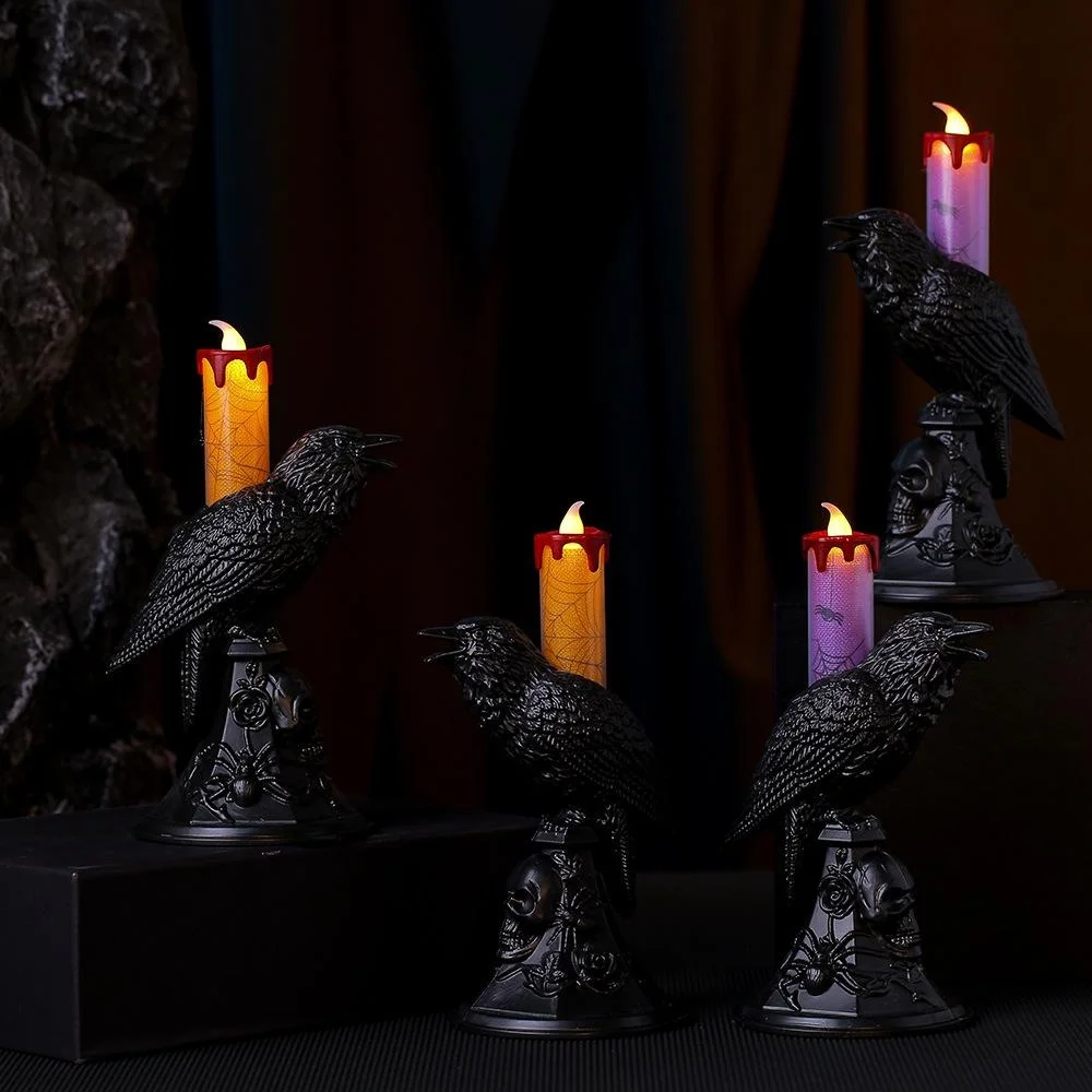 Nowa Czarna Statua Kruka Świec – Candle Supplies Europe recenzja i cena