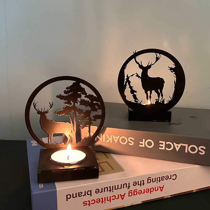 Metalowy świecznik z łosiem Ho – Candle Supplies Europe recenzja i cena