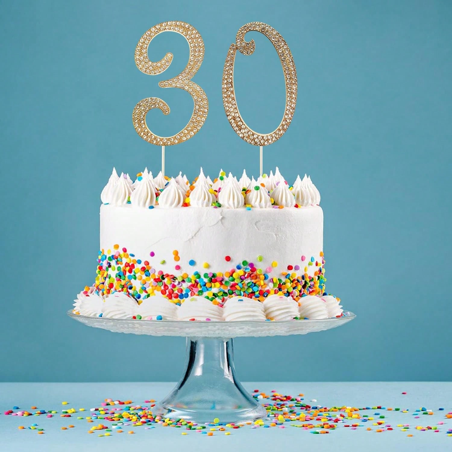 Duży złoty topper na tort z cy – Candle Making Supplies Online recenzja i cena