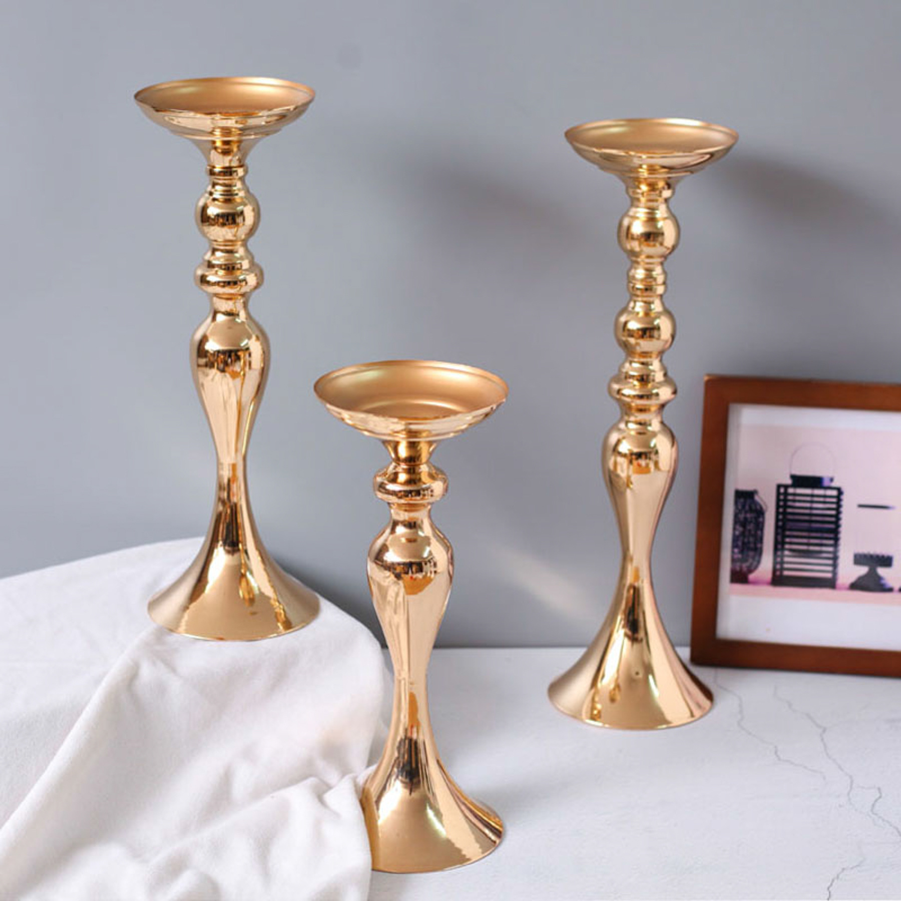 3 kolory Metalowy świecznik sy – Candle Supplies Europe recenzja i cena